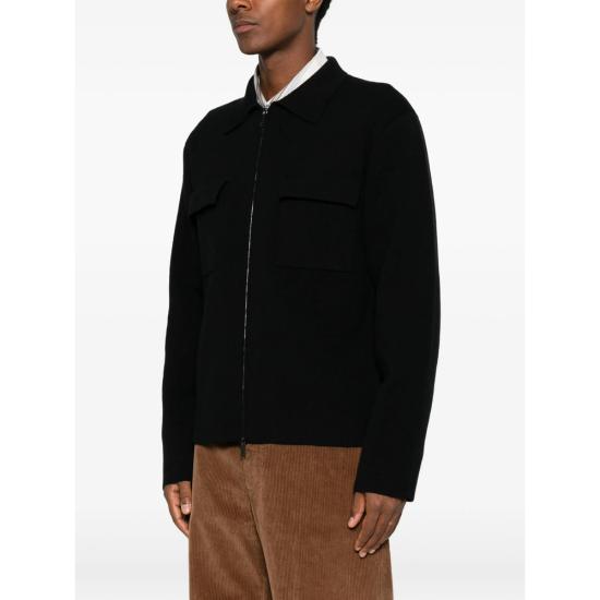 26FW 로베르토 콜리나 집업 니트 263MYB19305 NERO BLACK - ROBERTO COLLINA