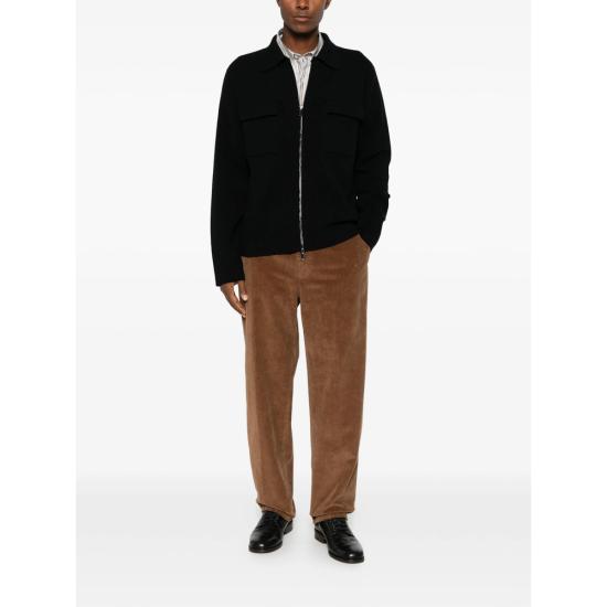 26FW 로베르토 콜리나 집업 니트 263MYB19305 NERO BLACK - ROBERTO COLLINA
