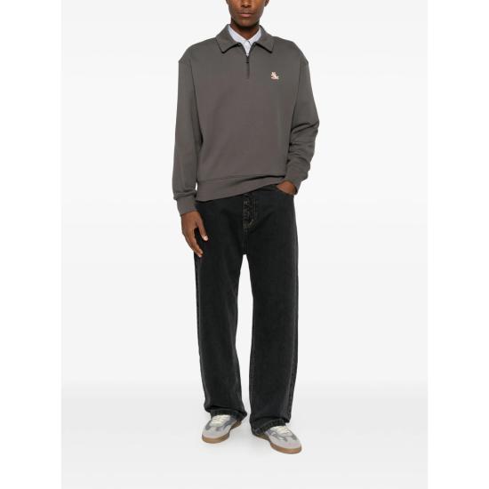 26FW 메종키츠네 니트웨어 MRMJS15KM0341 PAVEM GREY - MAISON KITSUNE