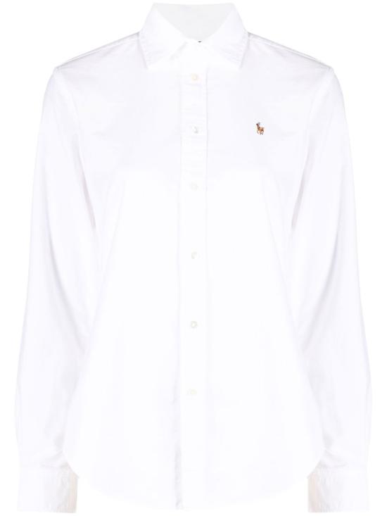 26FW 폴로 랄프로렌 포니 로고 옥스포드 셔츠 211891377 003 BIANCO