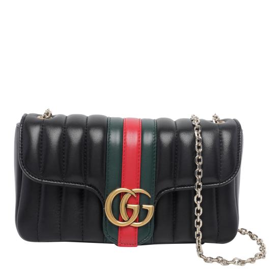 26FW 구찌 젯셋 GG 마몽 스몰 숄더백 A006X1 AAG8N1068 BLACK