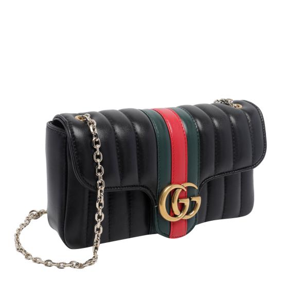 26FW 구찌 젯셋 GG 마몽 스몰 숄더백 A006X1 AAG8N1068 BLACK - GUCCI
