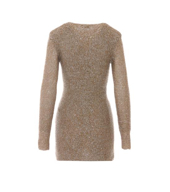 26FW 생로랑 미디 원피스 A000SZ Y77NU2019 BEIGE - SAINT LAURENT