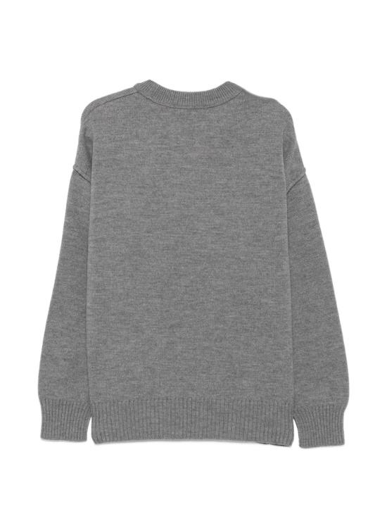 26FW 아미 빅 하트 울 크루넥 스웨터 UKS838 018A273 GREY - AMI
