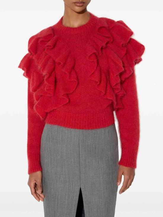 26FW 엘리자베타프랜치 탑 MK42T67E2CG5 RED - ELISABETTA FRANCHI