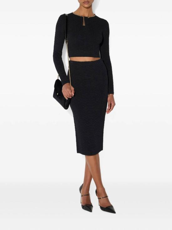 26FW 엘리자베타프랜치 민소매 티셔츠 MK32S67E2110 BLACK - ELISABETTA FRANCHI