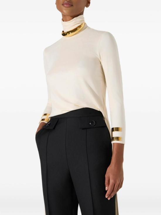 26FW 엘리자베타프랜치 탑 MD00467E2193 WHITE - ELISABETTA FRANCHI