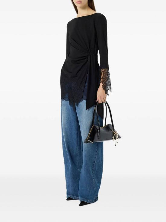 26FW 블루마린 숏팬츠 RF6097J161022222 BLACK - BLUMARINE