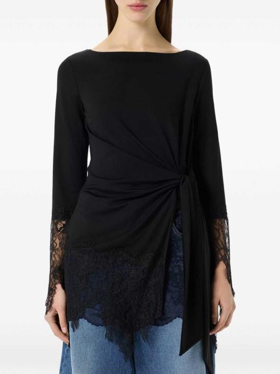 26FW 블루마린 숏팬츠 RF6097J161022222 BLACK - BLUMARINE