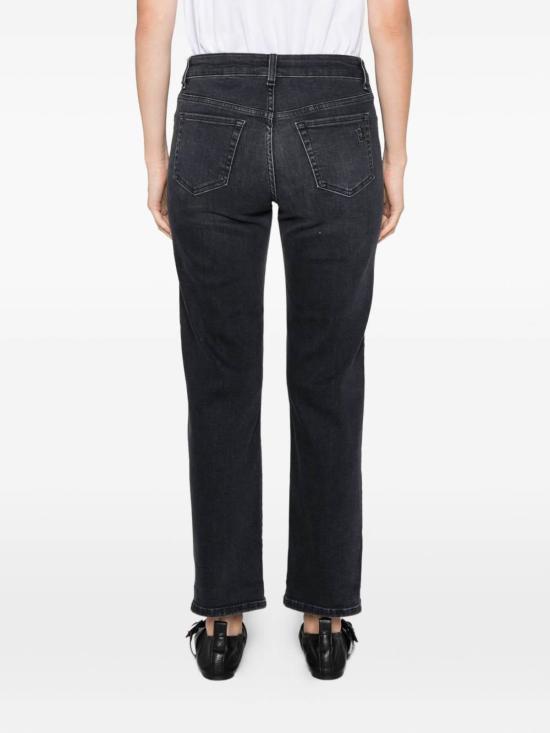 26FW 리우조 스트레이트 팬츠 UF6085DS05787508 BLACK - LIU JO