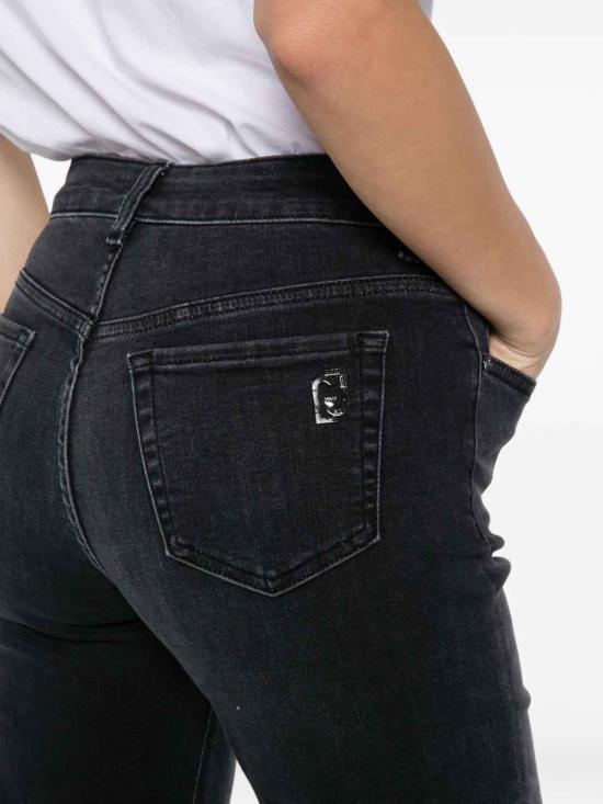 26FW 리우조 스트레이트 팬츠 UF6085DS05787508 BLACK - LIU JO