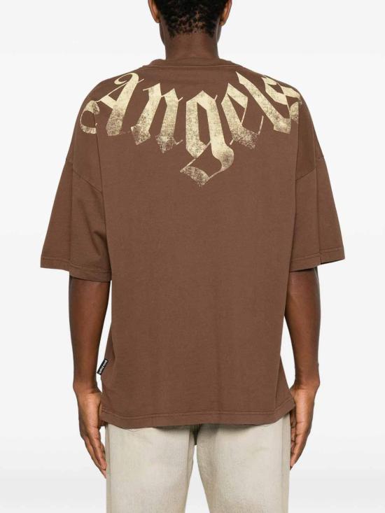 26FW 팜앤젤스 반팔 티셔츠 PAMAA003JR0016019 BROWN - PALM ANGELS