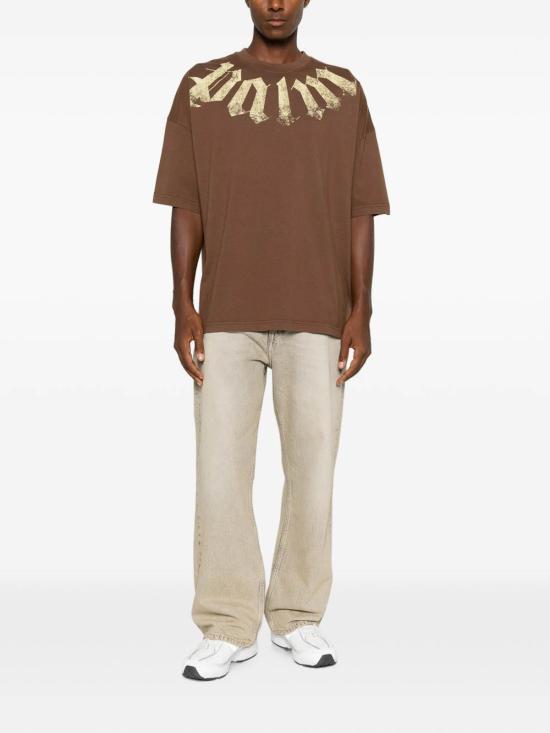 26FW 팜앤젤스 반팔 티셔츠 PAMAA003JR0016019 BROWN - PALM ANGELS