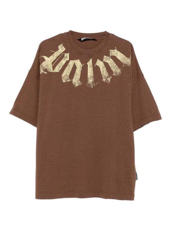 26FW 팜앤젤스 반팔 티셔츠 PAMAA003JR0016019 BROWN