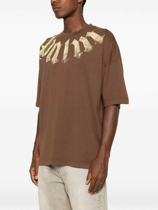 26FW 팜앤젤스 반팔 티셔츠 PAMAA003JR0016019 BROWN - PALM ANGELS