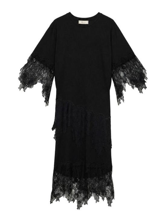 26SS 블루마린 미디 스커트 RF6092J161022222 BLACK
