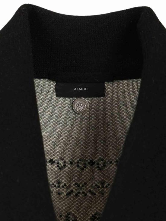 26FW 알라누이 가디건 LWHB064E26KNI0021084 BLACK - ALANUI