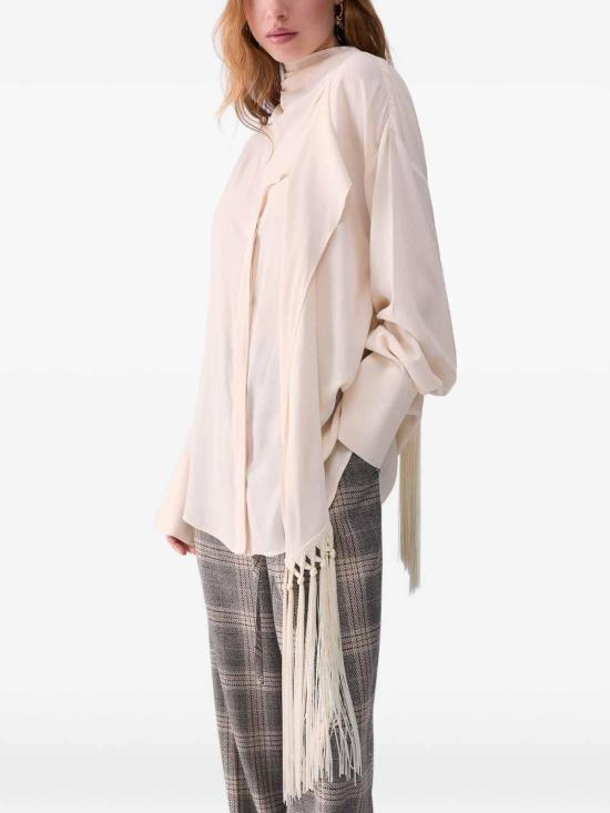 26FW 리우조 셔츠 CF6208T2578X0808 CREAM - LIU JO