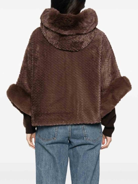 26FW 리우조 케이프 2F6051T030000533 BROWN - LIU JO