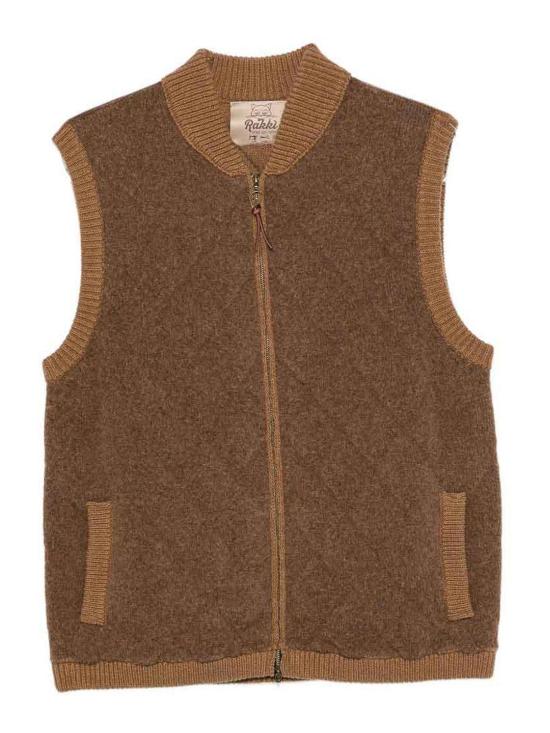 26FW 라크 베스트 QUILTEDGLTYKWVBTAB BROWN