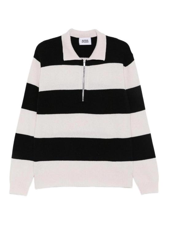 26FW 알파스튜디오 폴로 티셔츠 AU7130B9000 BLACK