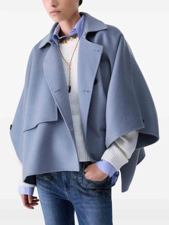 26FW 리우조 케이프 CF6061T677AX0805 BLUE - LIU JO