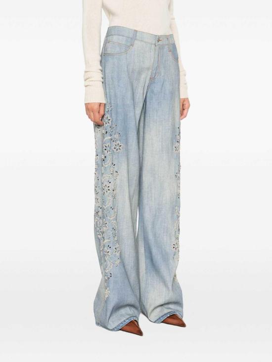 26FW 에르마노 설비노 팬츠 D497P707IETEJLQS4945 LIGHT WASH - ERMANNO SCERVINO