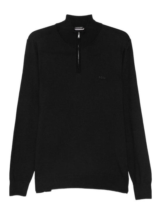 26FW 휴고보스 집업 니트 50571928EBENJI001 BLACK