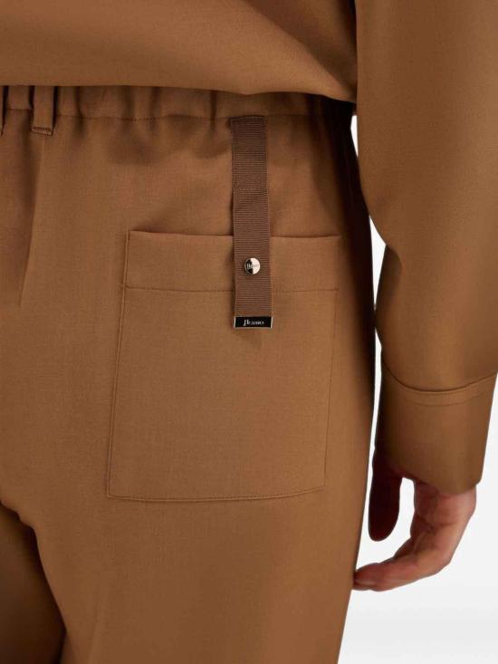 26FW 에르노 하이웨이스트 와이드 플리츠 팬츠 PT000270D126402157 CAMEL - HERNO