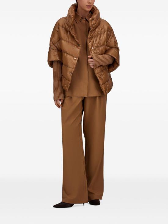 26FW 에르노 하이웨이스트 와이드 플리츠 팬츠 PT000270D126402157 CAMEL - HERNO