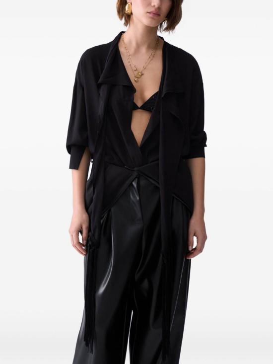 26FW 리우조 셔츠 CF6208T257822222 BLACK - LIU JO