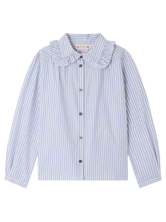 26FW [키즈] 봉쁘앙 셔츠 W06GBLW00003 214 RA BLEU GRIS
