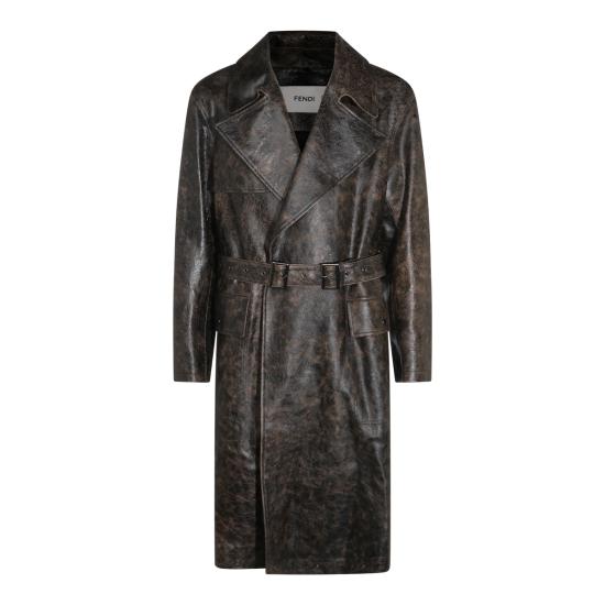 26FW 펜디 코트 FPJ165 B1OPF0TU7 EBONY