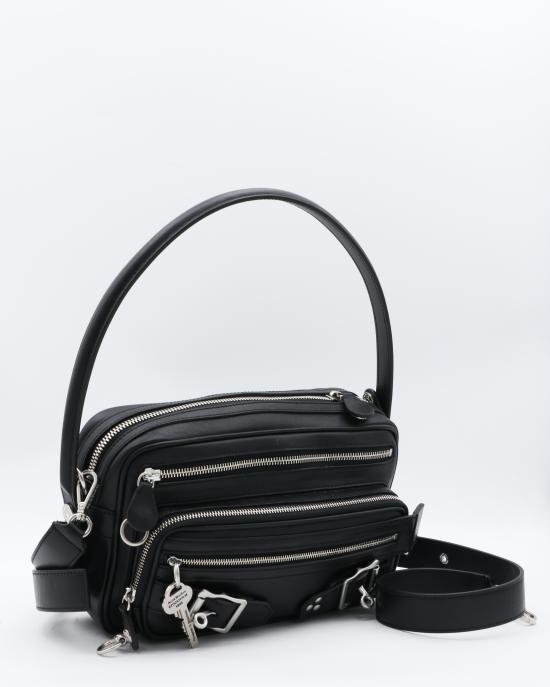 26FW 아크네 스튜디오 숄더백 C10307 900 BLACK - ACNE STUDIOS