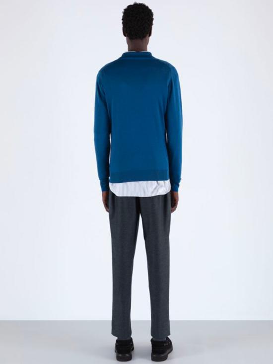 26FW 존스메들리 스웨터 BELPER MONTAGU BLUE - JOHN SMEDLEY