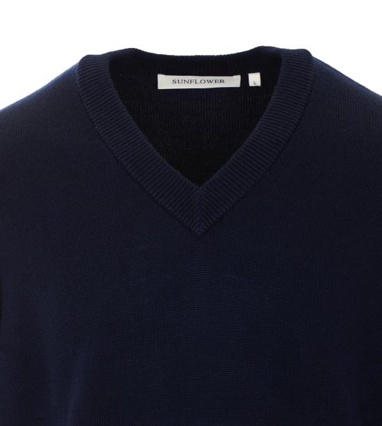 26FW 선플라워 스웨터 30393 NAVY BLUE - SUNFLOWER