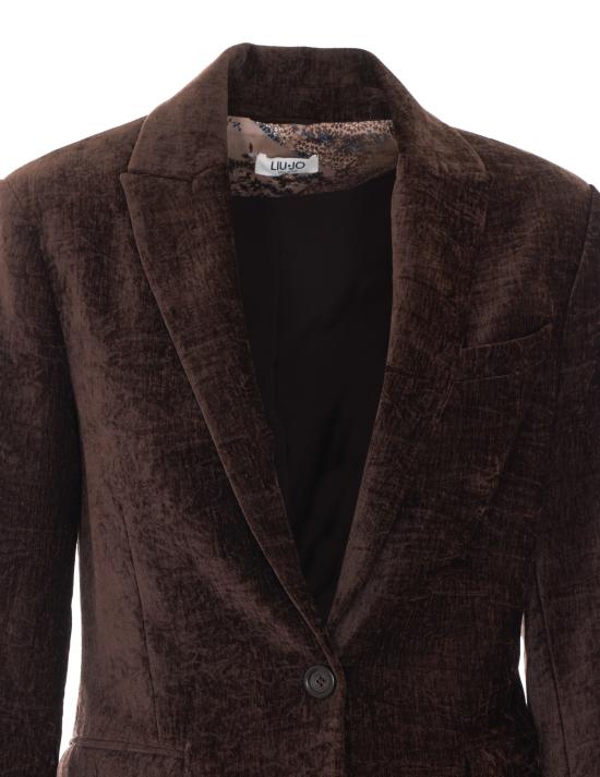 26FW 리우조 수트 자켓 WF6305T737A 91106 BROWN - LIU JO