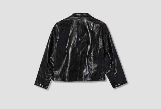 26FW 스투시 가죽 자켓 가라지 재킷 가죽 115830 블랙 - STUSSY