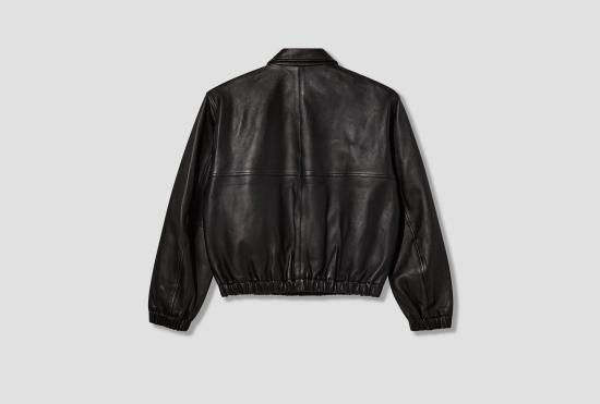 26FW 스투시 가죽 자켓 가죽 작업 재킷 115938 블랙 - STUSSY