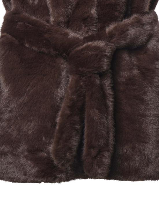 26FW 브이73 코트 73C1AA101 PRINCESSMORO DARK BROWN - V73