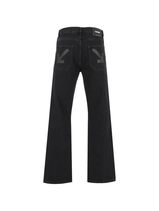 26FW 오프화이트 데님 팬츠 OMYA18JF26DEN00E00 019 STONE RAW B LACK - OFF WHITE