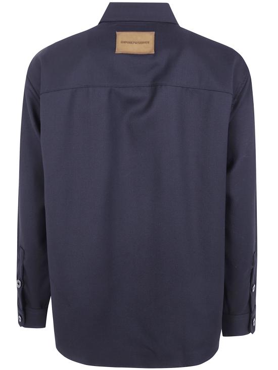 26FW 엠포리오 아르마니 긴팔 셔츠 EM006535 AF27877 UC001 BLACK BEAUTY - EMPORIO ARMANI