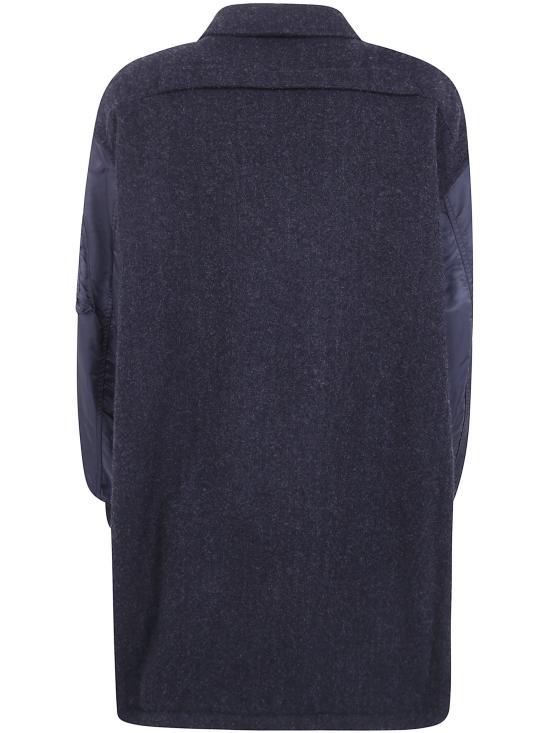 26FW 꼼데가르송 코트 HR C004 CHARCOAL X BLACK - COMME DES GARCONS