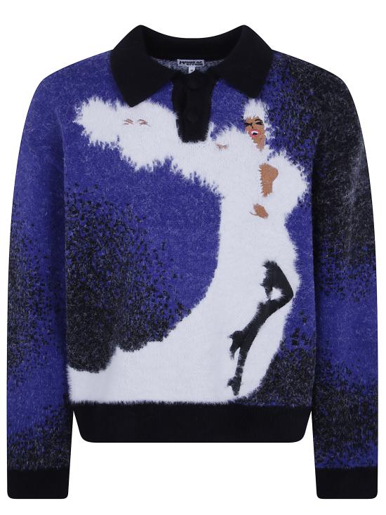 26FW 하우스 오브 에러스 폴로 티셔츠 HEFW26SW01707 0171 DARK BLUE