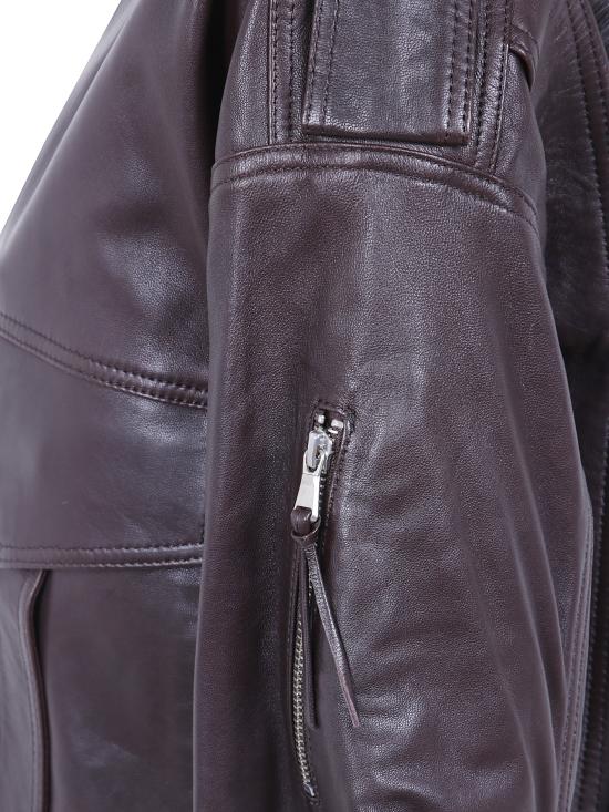 26FW 더프랭키샵 가죽 자켓 JAFS22732200 BROWN - THE FRANKIE SHOP