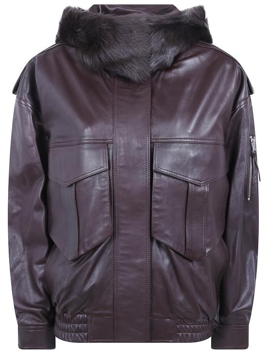 26FW 더프랭키샵 가죽 자켓 JAFS22732200 BROWN