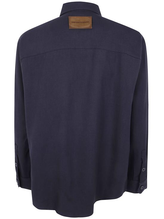 26FW 엠포리오 아르마니 긴팔 셔츠 EM006535 AF27877 U8124 PHANTOM - EMPORIO ARMANI
