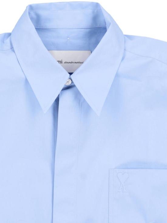 26FW 아미 셔츠 USH867 CO0045484 BLEU - AMI