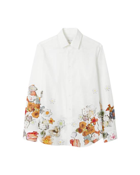 26FW 폴 스미스 긴팔 셔츠 M1R A112 W03133 01 BIANCO MULTI