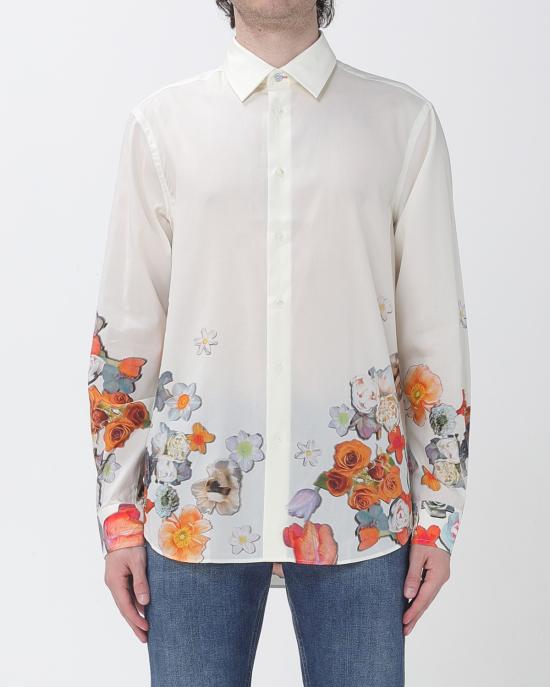 26FW 폴 스미스 긴팔 셔츠 M1R A112 W03133 01 BIANCO MULTI - PAUL SMITH